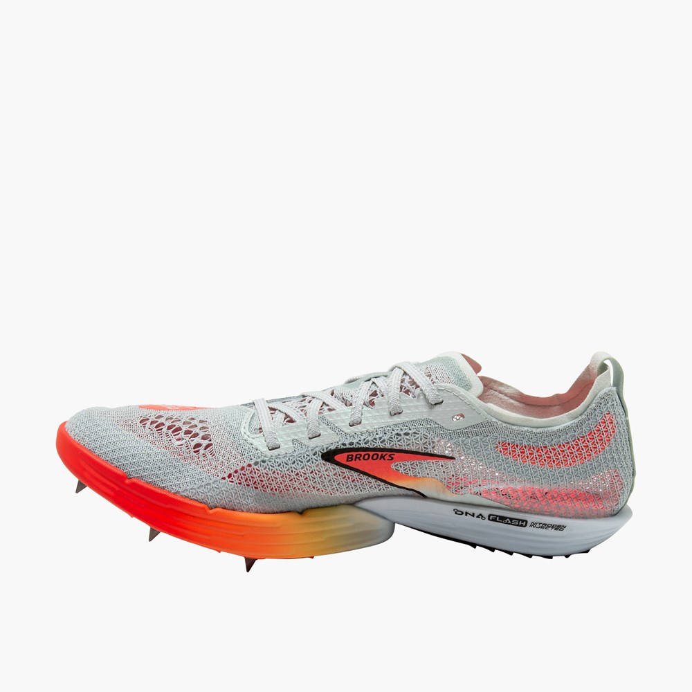 Chaussure d'Athlétisme Brooks Hyperion Elite MD Bleu Corail Orange Femme | ILZ-2330784